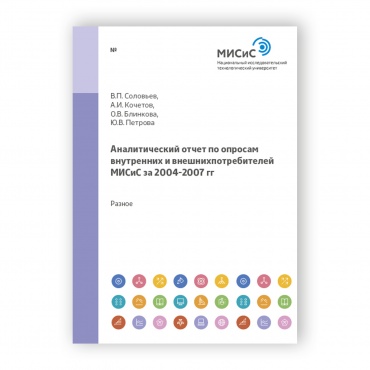 Аналитический отчет по опросам внутренних и внешних потребителей МИСиС за 2004-2007 гг рисунок 1